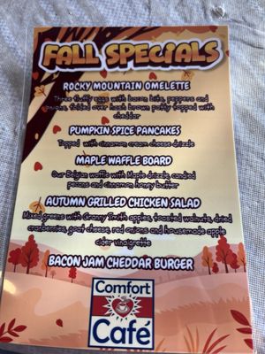 Menu photo 3 Comfort Cafe San Antonio, TX