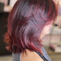 Rafi Hairstylist - Red hair , color by Rafi