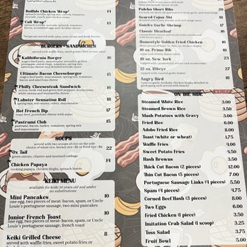 Guieb Cafe - Menu - New American Near Me - Aiea, Hawaii