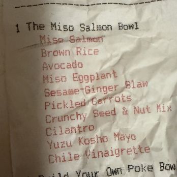 Sweetfin Poke West Third - No edamame on the receipt yet they still put it in - Poke Near Me - Los Angeles, California