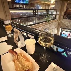 Farm Dogs - Upstairs seating with a view of the main lobby and Periscope bar
