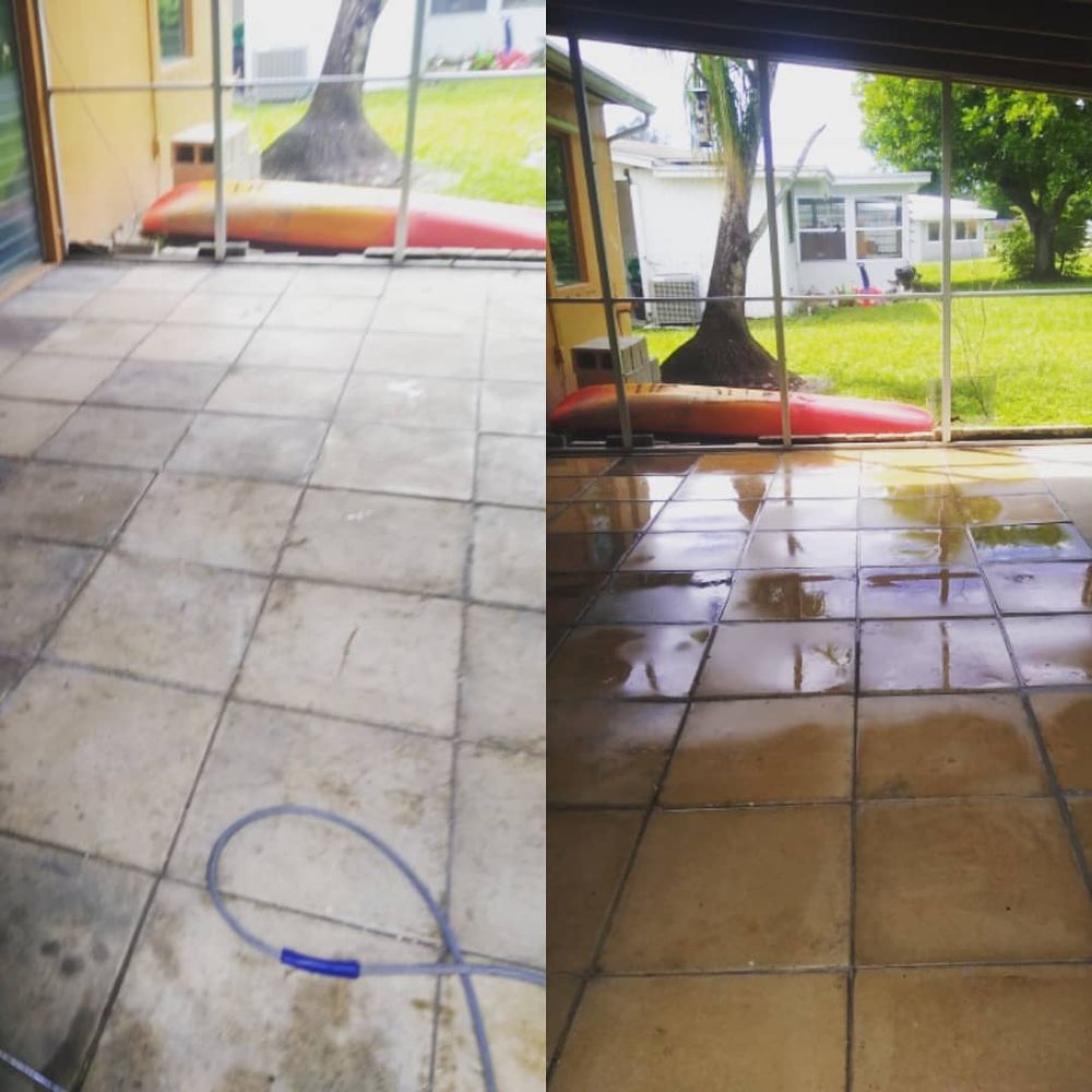 Slide of Pure Flow Soft Wash and Pressure Washing