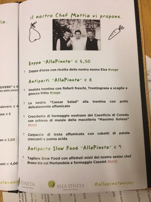 Menu photo 7 Alla Pineta Coredo, TN