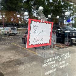 Zipps Liquor - Anytime I try to come by something this sign is on the door, horrible customer service.