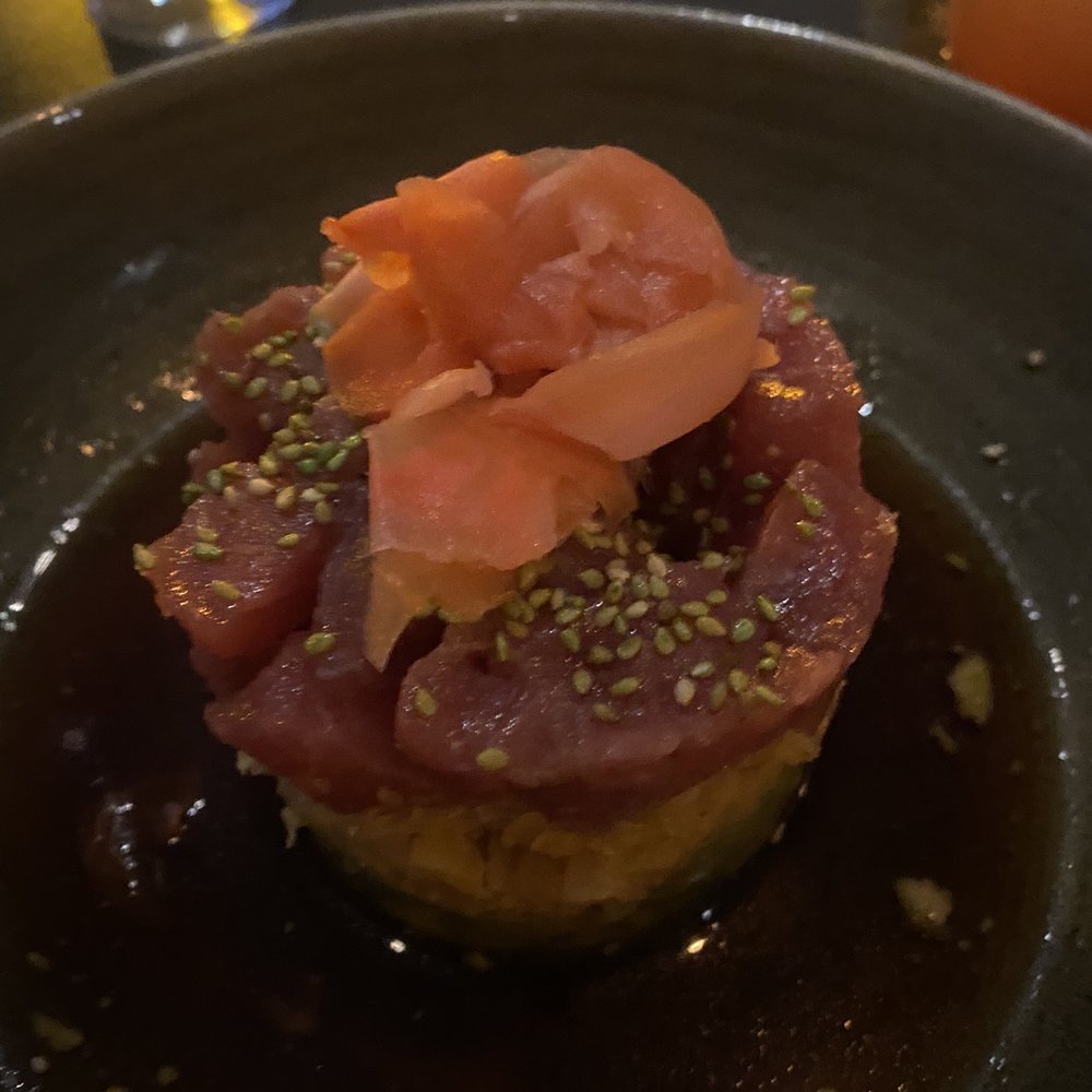 Beach House - Tuna Poke Surf Stack - Bars Near Me - Pompano Beach, Florida Beach House - Tuna Poke Surf Stack - Bars Near Me - Pompano Beach, Florida