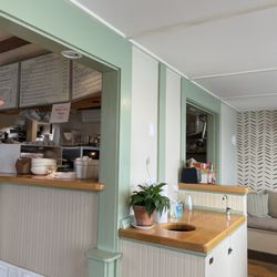 Bean & Leaf Cafe - Serving counter and dining space