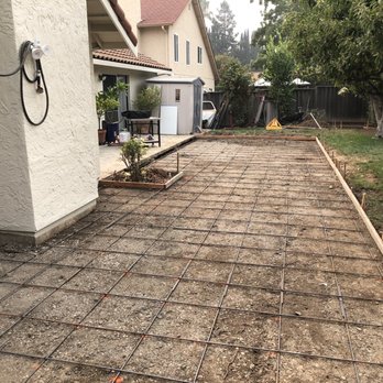 Joe's Concrete - a concrete patio being poured - Masonry/Concrete Near Me