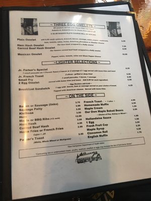 Menu photo 5 Parker’s Maple Barn Mason, NH