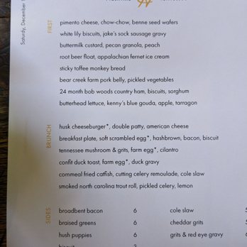 Husk - December Menu - Southern Near Me - Nashville, Tennessee Husk - December Menu - Southern Near Me - Nashville, Tennessee