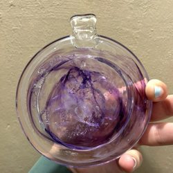 Terrapin Glassblowing Studio - Amethyst and purple suncatcher