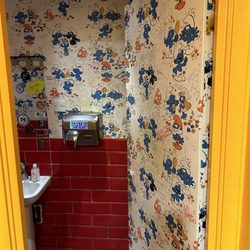 The Mayor of Scaredy Cat Town - Bathroom on your way out.