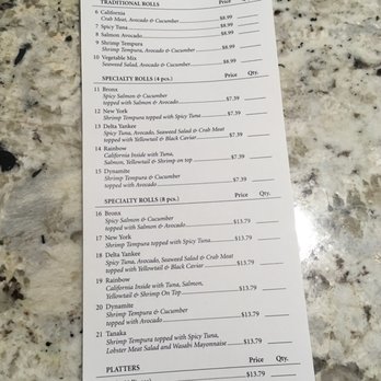 Delta SKY360 Suites - Sushi menu 9/17/19 - Sports Bars Near Me - Bronx, New York Delta SKY360 Suites - Sushi menu 9/17/19 - Sports Bars Near Me - Bronx, New York