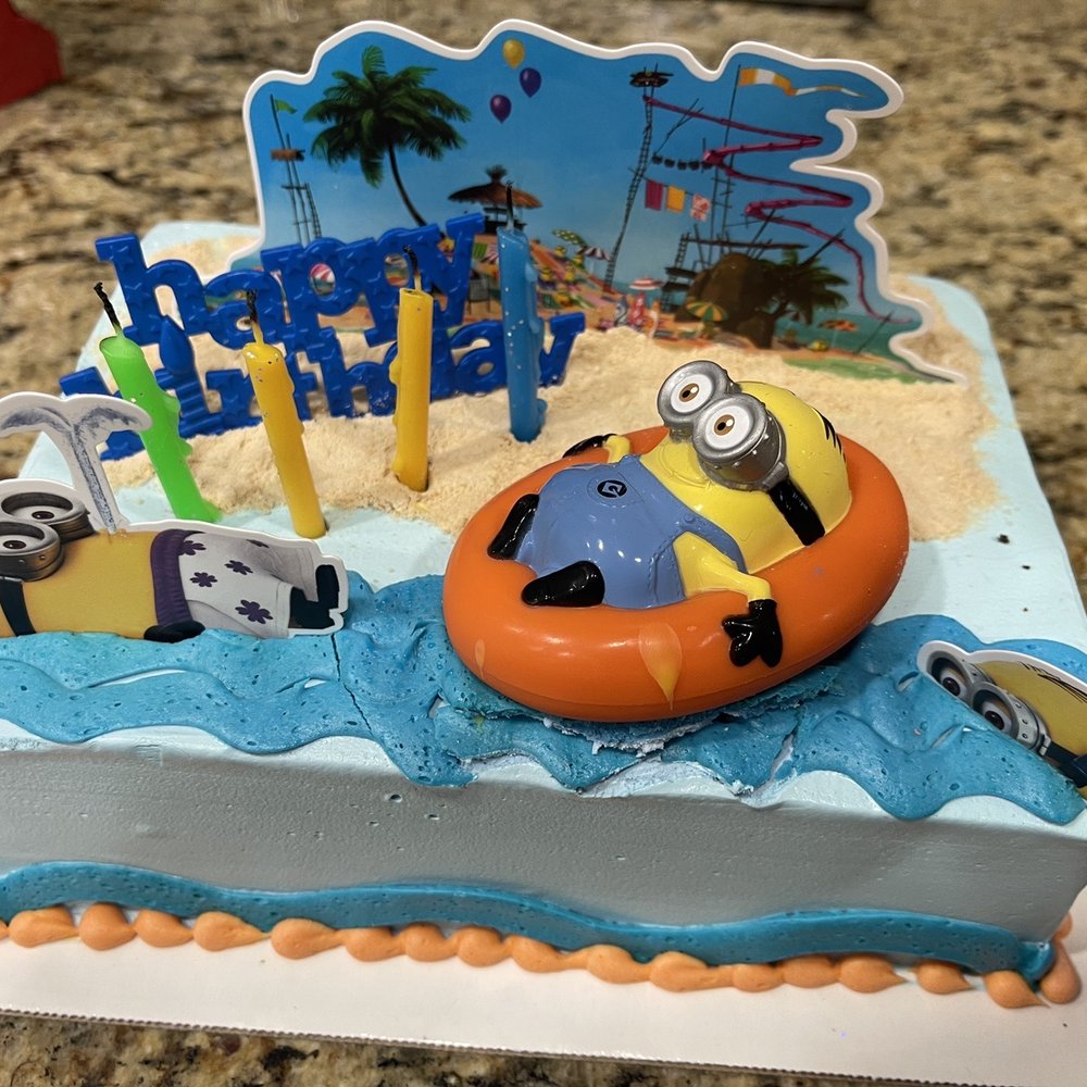 Ice cream cake we bought Ice cream cake we bought