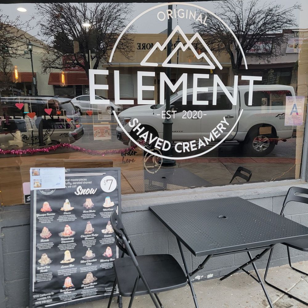 Element Shaved Creamery - Cute place! - Desserts Near Me - Yucaipa, California