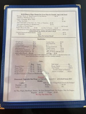 Menu photo 1 Larry's Restaurant Springfield, TN