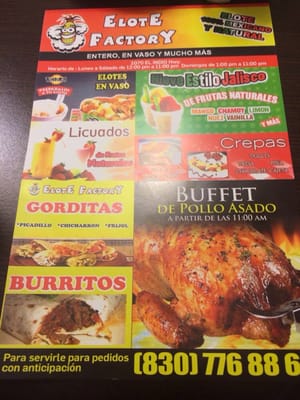 Menu photo 2 Elote Factory Eagle Pass, TX Menu photo 2 Elote Factory Eagle Pass, TX