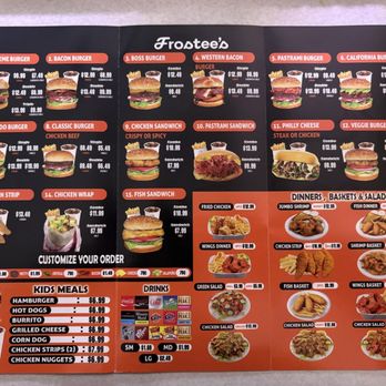 Frostee’s - Menu - Fast Food Near Me - Bakersfield, California