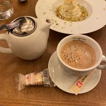 Pizza Di Gio - Americano & my hot cream & marscapone dessert - Italian Near Me - Paris, 75
