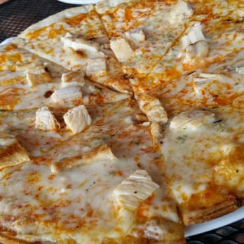 Gammon Coach House - Buffalo Chicken pizza. Super thin cracker crust - absolute perfection! - New American Near Me - Batavia, Illinois Gammon Coach House - Buffalo Chicken pizza. Super thin cracker crust - absolute perfection! - New American Near Me - Batavia, Illinois