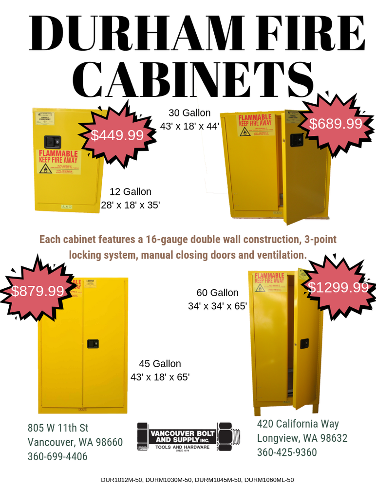 VANCOUVER BOLT & SUPPLY LONGVIEW BRANCH Updated September 2024 420