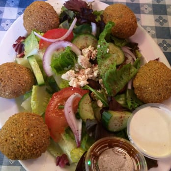 Zeina's Cafe - Falafel salad - Lebanese Near Me - Utica, New York Zeina's Cafe - Falafel salad - Lebanese Near Me - Utica, New York