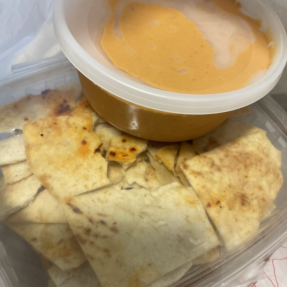 Ararat Market - Spicy hummus and pita chips - Armenian Near Me - Clovis, California