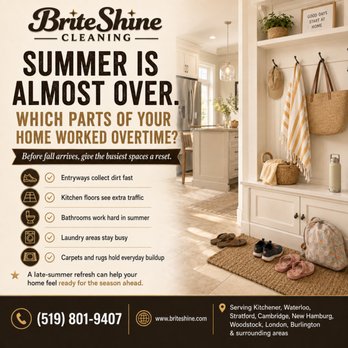 Brite Shine Cleaning - Home Cleaning Near Me - Stratford, Ontario Brite Shine Cleaning - Home Cleaning Near Me - Stratford, Ontario