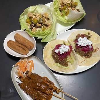 Little Sister - Lettuce wraps, beef croquettes, chicken skewers & beef tacos - Indonesian Near Me - Toronto, Ontario