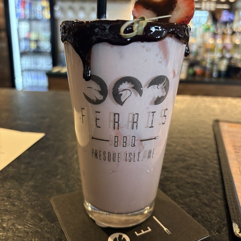 Ferris BBQ - The oh so YUMMY Margarita special: Chocolate covered strawberry - Barbeque Near Me - Presque Isle, Maine