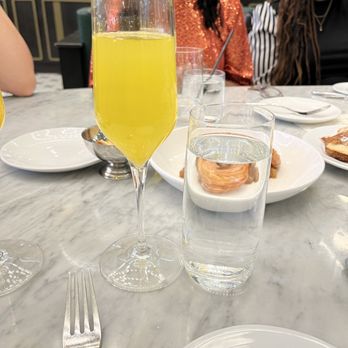 La Belle Helene - Mimosa with fresh squeezed oranges. - French Near Me - Charlotte, North Carolina La Belle Helene - Mimosa with fresh squeezed oranges. - French Near Me - Charlotte, North Carolina