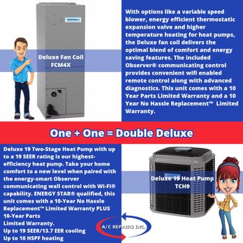 A/C Repairs - Deluxe Fan Coil – Tempstar FCM4X and Tempstar Deluxe 19 Two-Stage Heat Pump TCH9 via https://www.acrepairstampa.com/tempstar-hvac-systems/ - Heating & Air Conditioning/HVAC Near Me A/C Repairs - Deluxe Fan Coil – Tempstar FCM4X and Tempstar Deluxe 19 Two-Stage Heat Pump TCH9 via https://www.acrepairstampa.com/tempstar-hvac-systems/ - Heating & Air Conditioning/HVAC Near Me