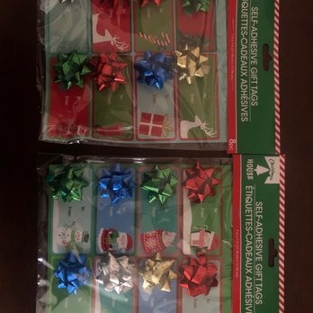 Dollar Tree - Self-adhesive gift tags with little bows - Discount Store Near Me - Eastpointe, Michigan Dollar Tree - Self-adhesive gift tags with little bows - Discount Store Near Me - Eastpointe, Michigan