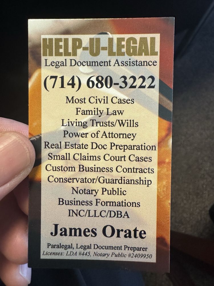 HELP-U-LEGAL - Updated October 2025 - 61 Reviews - 2115 W Crescent Ave, Anaheim, California ...