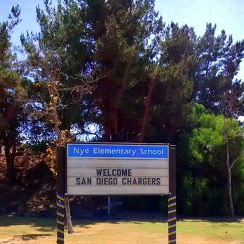 Nye Elementary School - September 30, 2014, the San Diego Chargers visited Nye Elementary. - Elementary Schools Near Me - San Diego, California