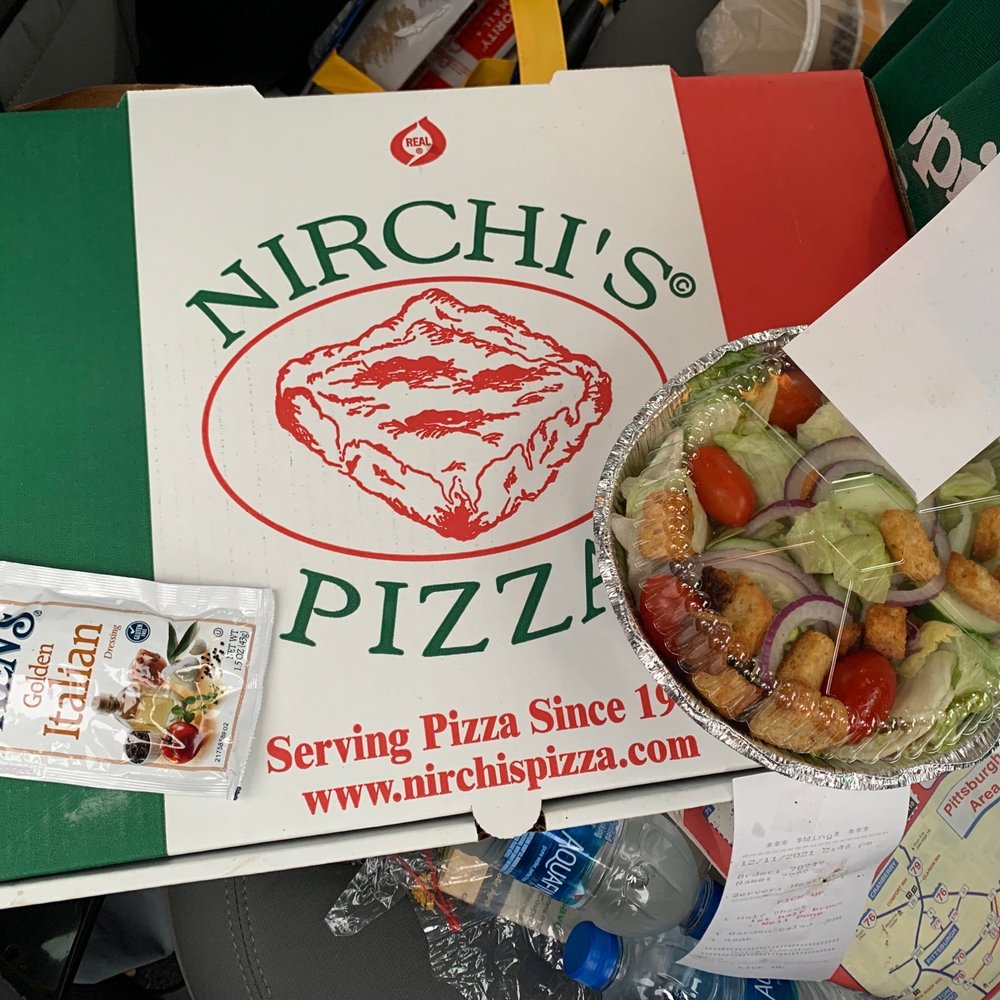 Nirchi's Pizza Vestal - Box of pizza - plus small salad - Pizza Near Me - Vestal, New York Nirchi's Pizza Vestal - Box of pizza - plus small salad - Pizza Near Me - Vestal, New York