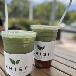 KRISP Fresh Living - Strawberry Matcha (ICED ONLY)