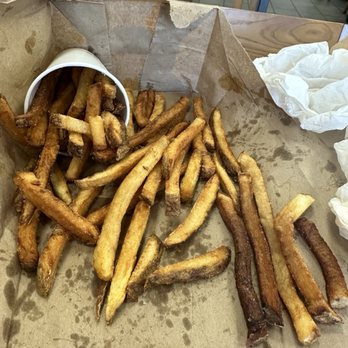 Five Guys - I asked for well-done fries. What I got were overcooked mushy potatoes. - Burgers Near Me - Studio City, California Five Guys - I asked for well-done fries. What I got were overcooked mushy potatoes. - Burgers Near Me - Studio City, California