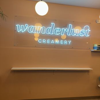 Wanderlust Creamery - Cute phot op sign - Ice Cream & Frozen Yogurt Near Me - Costa Mesa, California Wanderlust Creamery - Cute phot op sign - Ice Cream & Frozen Yogurt Near Me - Costa Mesa, California