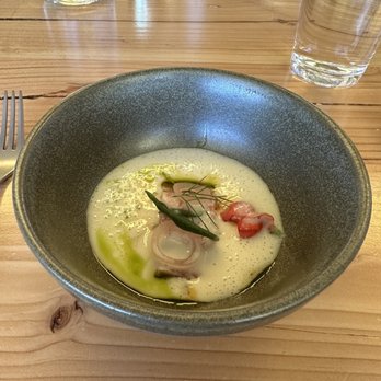 PRESS - Fig leaf ajo blano - Bars Near Me - St. Helena, California