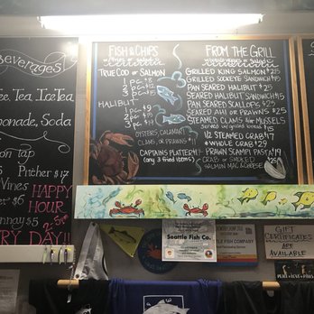 Seattle Fish Company - Menu as of 3/2018 - Seafood Markets Near Me - Seattle, Washington Seattle Fish Company - Menu as of 3/2018 - Seafood Markets Near Me - Seattle, Washington