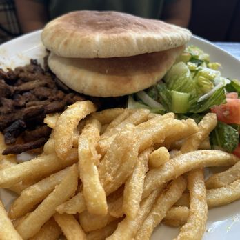 Cafe Zaytun - Beef Shawarma Plate - Mediterranean Near Me - Elgin, Illinois