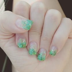 Nails & Beyond - "Rockstar nails" with Cindy. A little bit extra, but very cool looking.