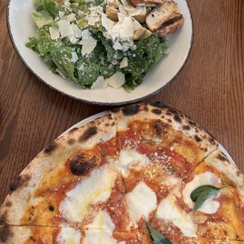 Sonsie - Margarita pizza Caesar salad w added grilled chicken - New American Near Me - Boston, Massachusetts Sonsie - Margarita pizza Caesar salad w added grilled chicken - New American Near Me - Boston, Massachusetts
