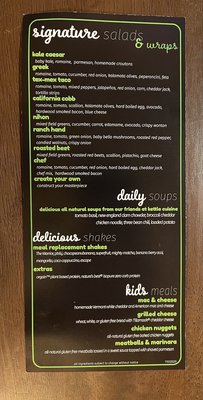 Menu photo 8 The Salad Bar Glastonbury, CT
