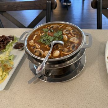 Silver Spoons Thai BBQ House - Tom yum soup chicken - Thai Near Me - Diamond Bar, California Silver Spoons Thai BBQ House - Tom yum soup chicken - Thai Near Me - Diamond Bar, California