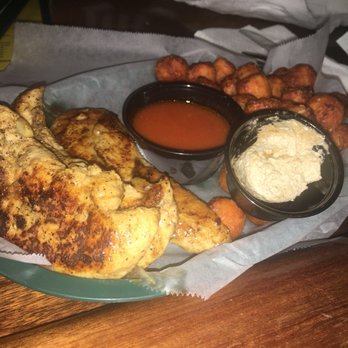 Mac's Place - Grilled Chicken with Sweet Potato Tots - American Near Me - Charleston, South Carolina Mac's Place - Grilled Chicken with Sweet Potato Tots - American Near Me - Charleston, South Carolina