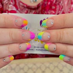 Blue Nail & Spa - UV gel fill in best gel nail Newtown CT 06470