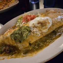 Ground beef burrito