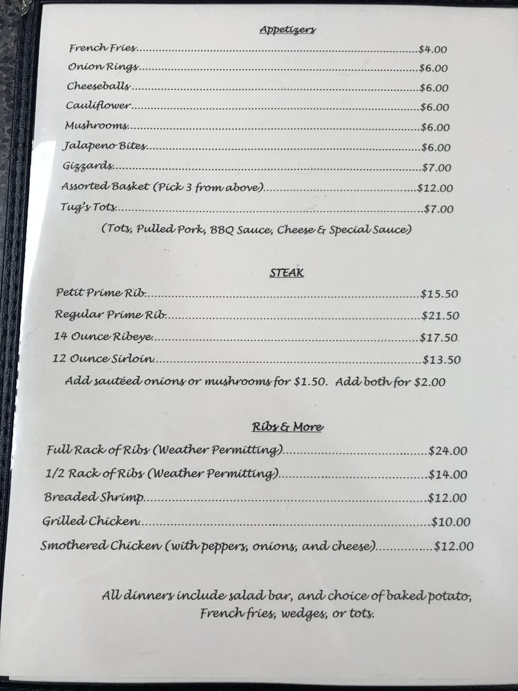 TUG’S Updated September 2024 1825 235th St, Onawa, Iowa Lounges