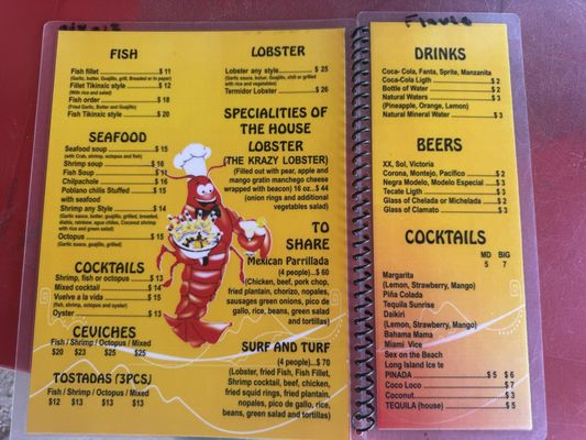 Menu photo 8 The Krazy Lobster Mahahual, ROO Menu photo 8 The Krazy Lobster Mahahual, ROO